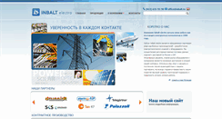 Desktop Screenshot of inbalt.ru